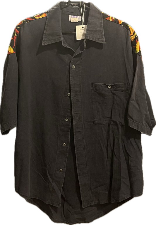 Large Tee - Button Down