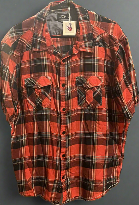 2XL Flannel - Short Sleeve