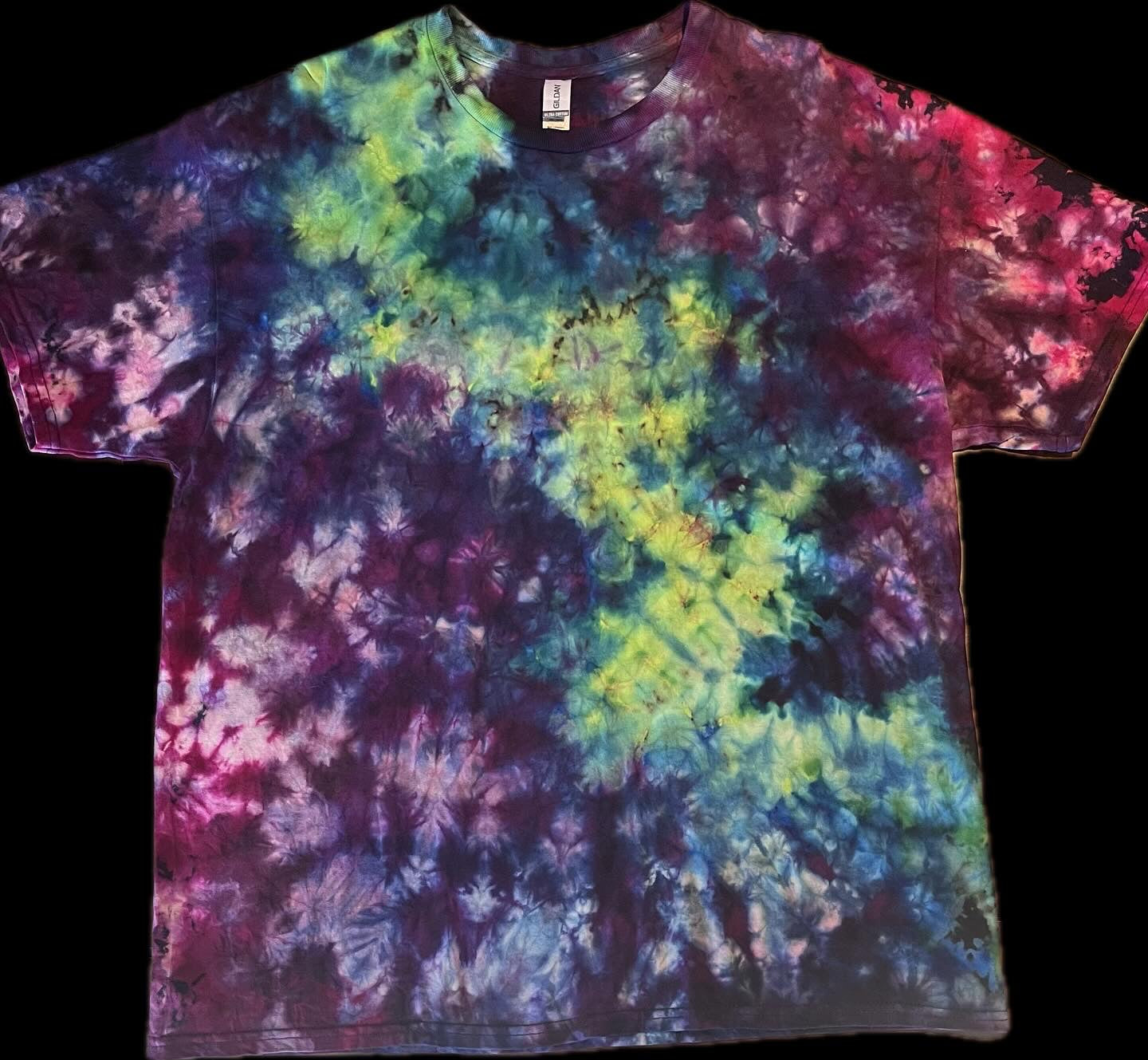 Reverse Scrunch Ice Dye - XL